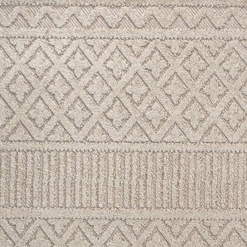 JONATHAN Y Duenas High-Low Two-Tone Monstera Leaf Area Rug