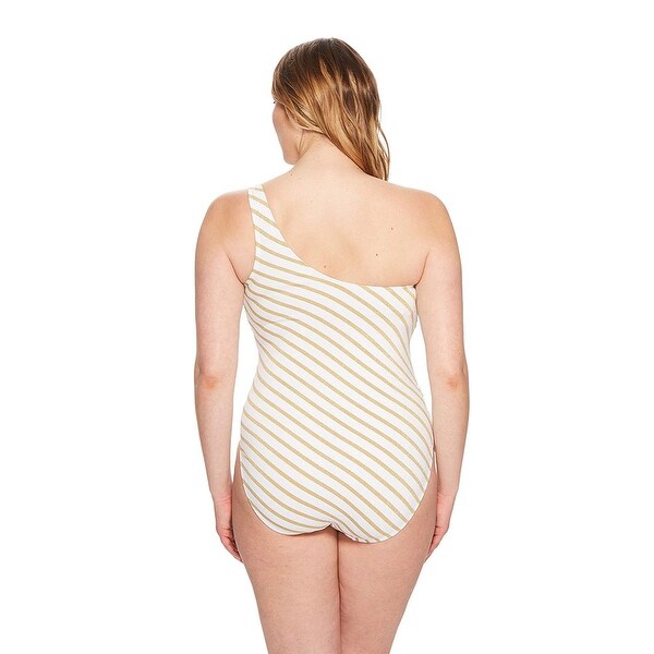 beige one piece swimsuit