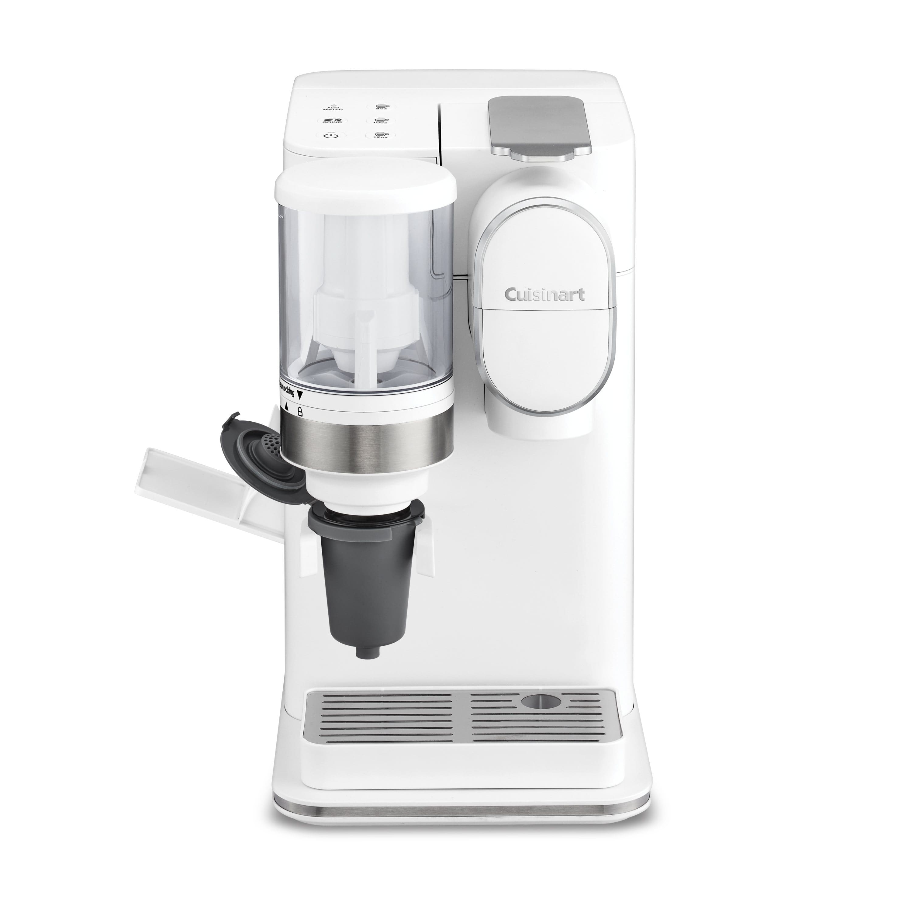 Conical Burr Grind and Brew Single Serve Coffeemaker, White Bed Bath