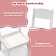 preview thumbnail 19 of 20, Costway Kid Vanity Table Chair Set 2-Color LED Lights Large Drawer - See Details