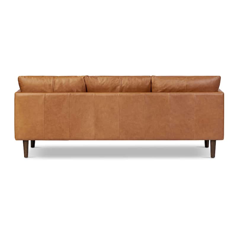Poly & Bark Girona 88" Sofa - Full Grain Genuine Italian Leather