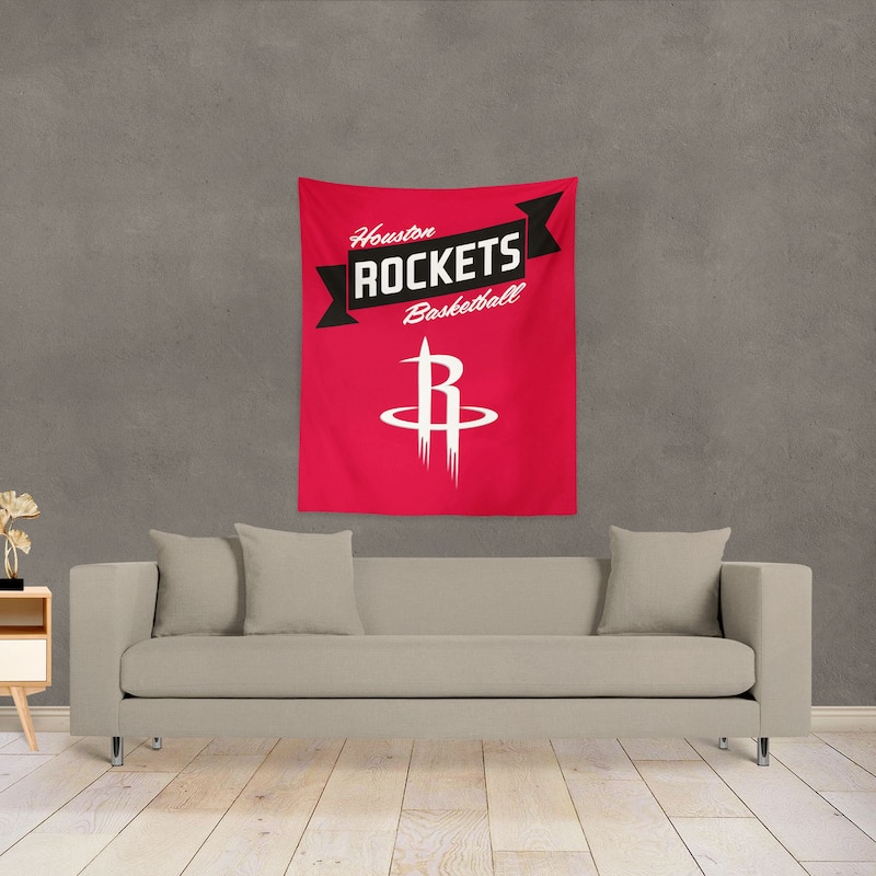 NBA Premium Rockets Printed Wall Hanging - 34"x40"