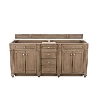 Bristol 72-inch White Washed Walnut Double Vanity