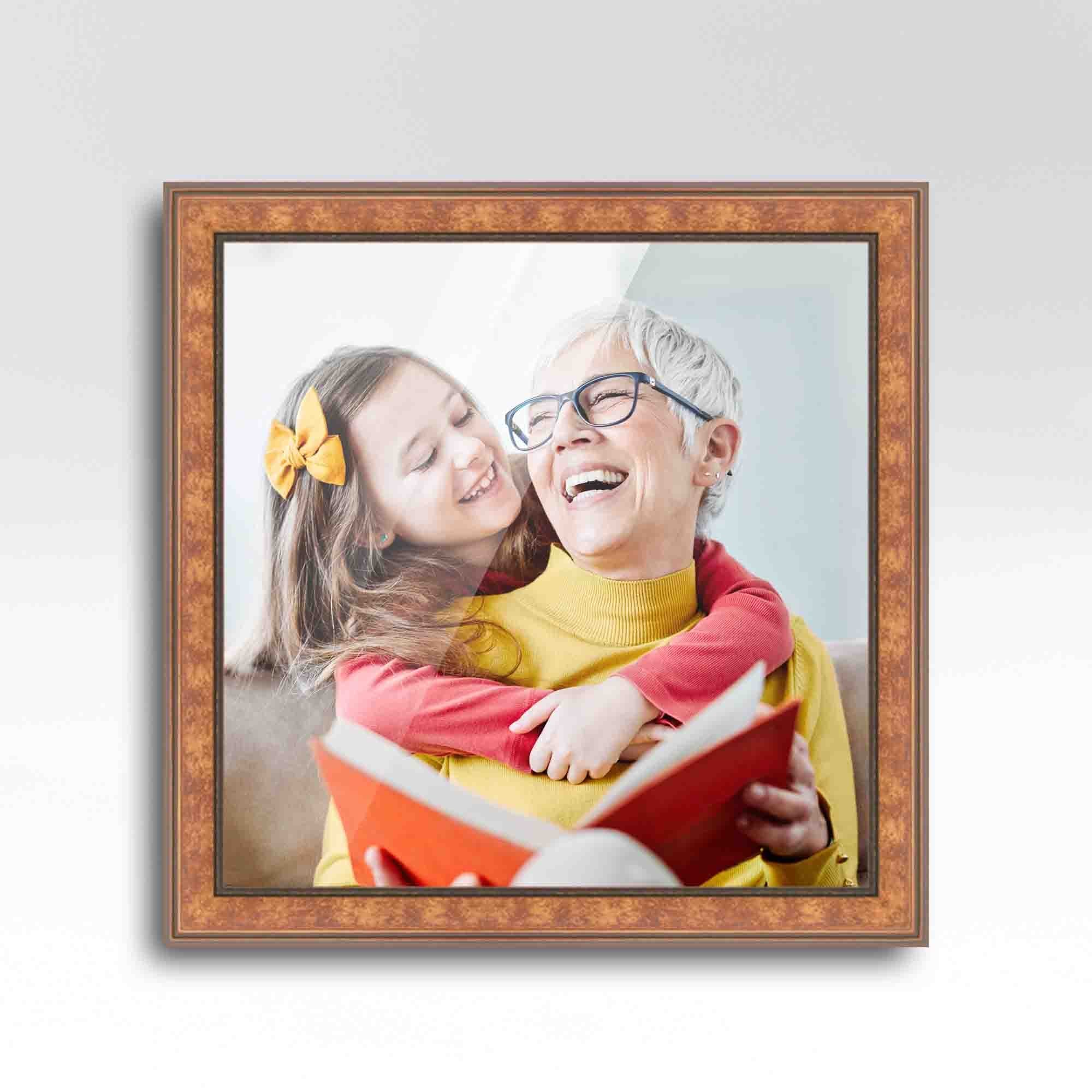 24x30 Frame Gold Real Wood Picture Frame Width 1.5 inches, Interior Frame  Depth 0.5 inches