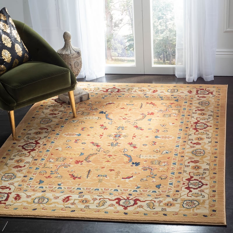 SAFAVIEH Austin Luice Traditional Oriental Rug - 5'3" x 7'6" - Dark Beig/Cream
