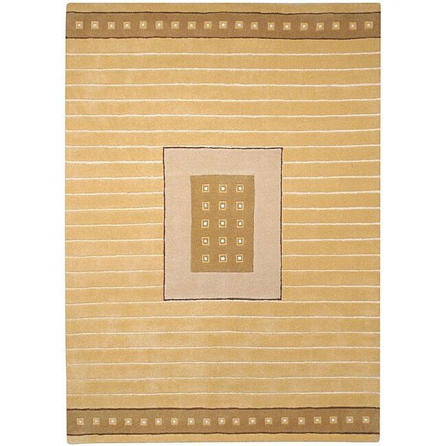 SAFAVIEH Handmade Rodeo Drive Porleif Mid-Century Modern Abstract Wool Rug