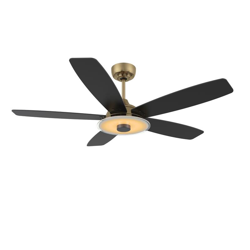 CARRO Harley 52" Smart Ceiling Fan with LED Light and Remote