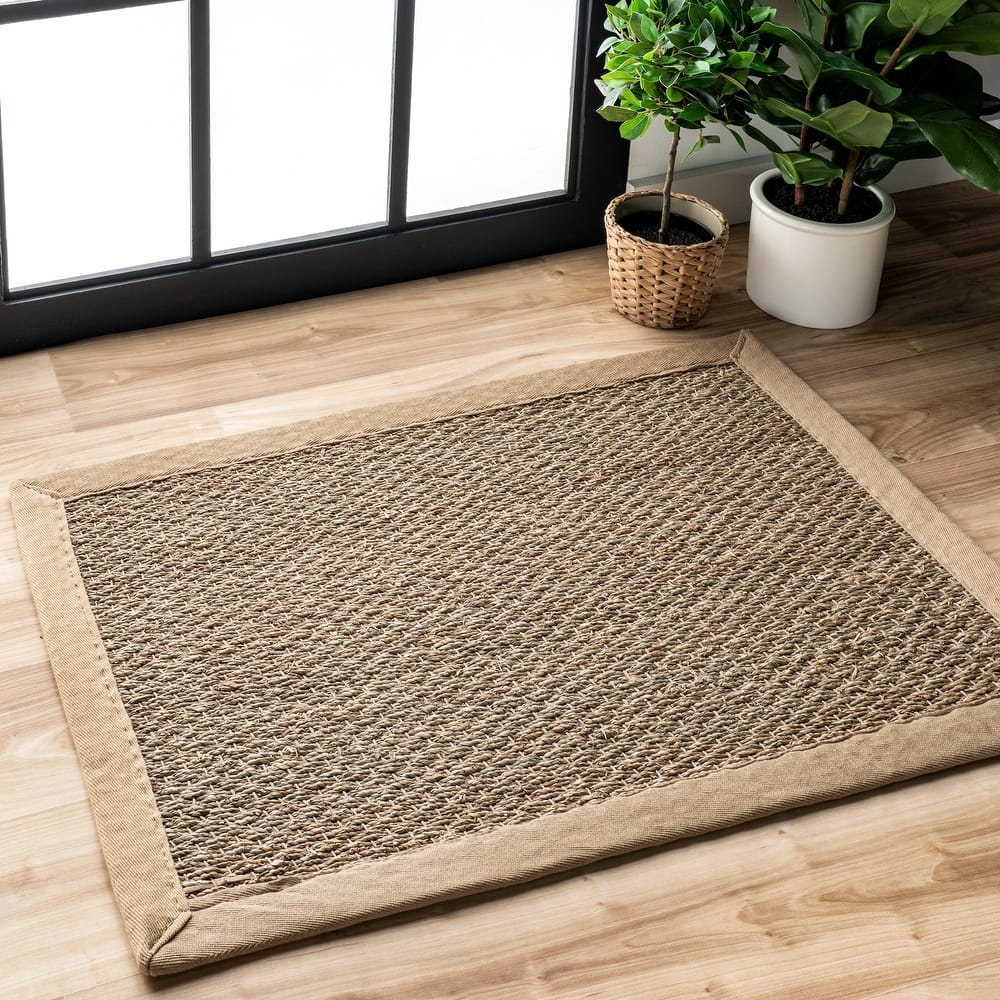 Nuloom Kiana Casual Seagrass Bordered Area Rug