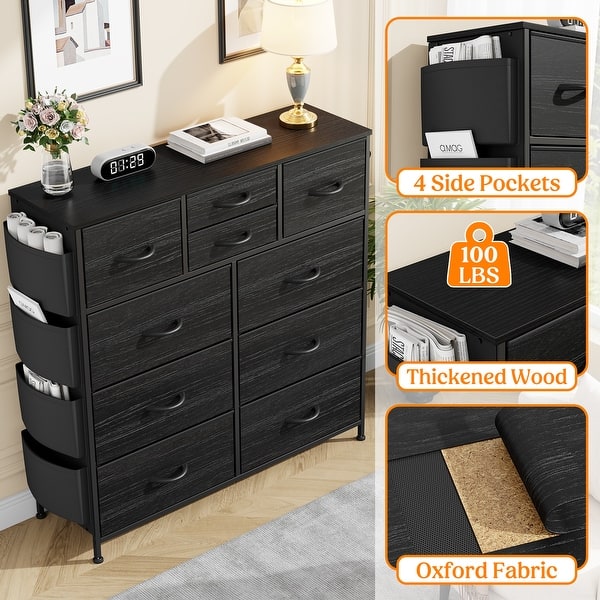 green emerald velvet dress Amazon.com: HIGDBFE Tall Dresser 44''H with Hanging Rack, 4 Drawers Small Closet  Dresser for Bedroom, Reversible Fabric Chest of Drawers with Clothes Rack,  Tall Storage Tower, Sturdy Frame, White : Home &