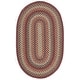 preview thumbnail 114 of 146, SAFAVIEH Handmade Braided Chandrima Cotton Rug 3' x 5' Oval - Brown/Rust