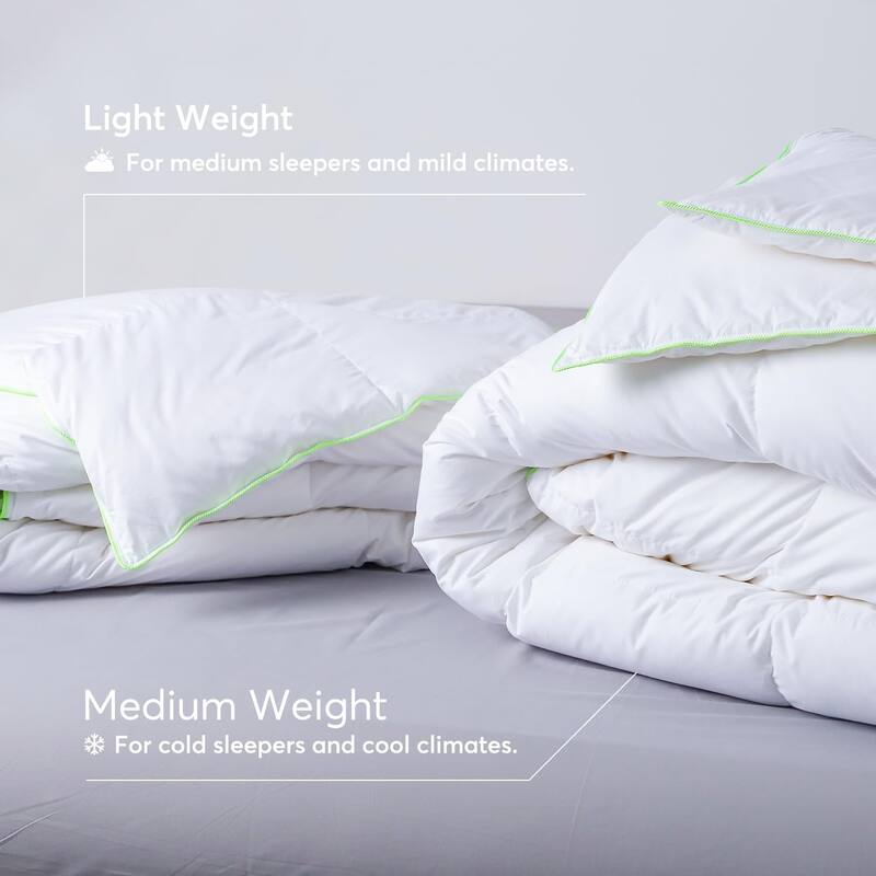 KASENTEX Goose Down Comforter Corner Tabs, Baffle Box Cotton Blend Duvet Insert