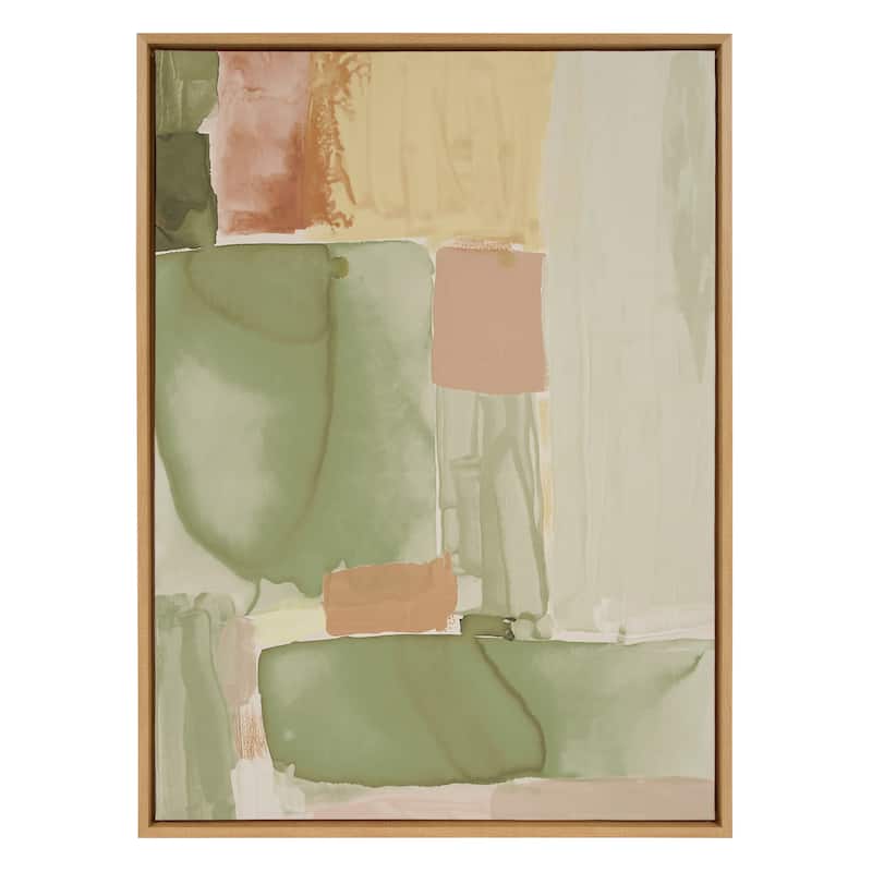 Kate and Laurel Sylvie United Colors IV Framed Canvas by Amy Lighthall