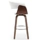 preview thumbnail 78 of 186, 26"/29" Faux Leather Swivel Bar Stools, Wood Counter Stool