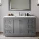 Option Dark Gray / Giotto Quartz Top / Brushed Nickel