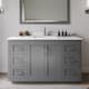 Option Dark Gray / Giotto Quartz Top / Brushed Nickel