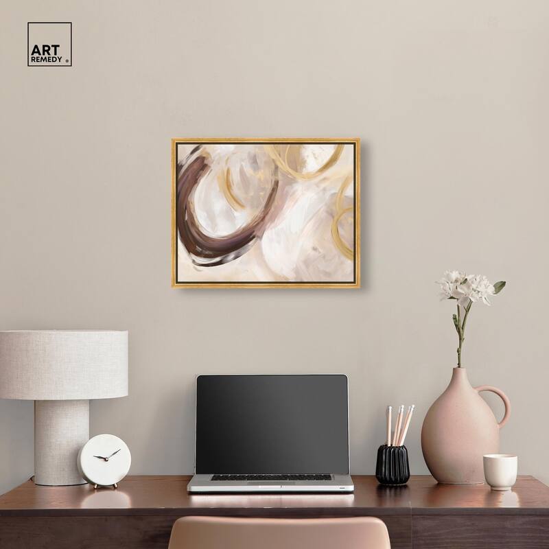 Dreamy Swirls I Canvas by Art Remedy