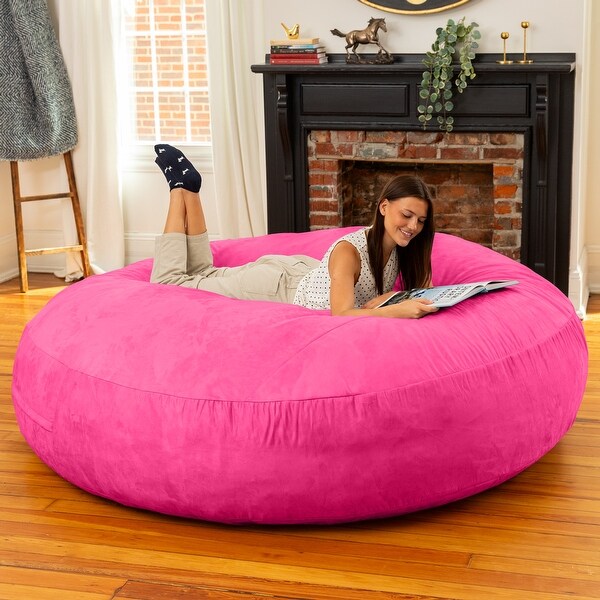 Jaxx 6 Foot Cocoon - 2-in-1 Giant Bean Bag Chair for Adults