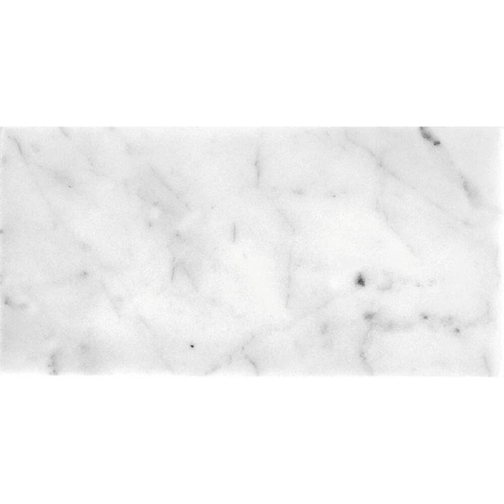 Apollo Tile Gray 12in. x 24in. Polished Marble Subway Tile (10 Sq ft