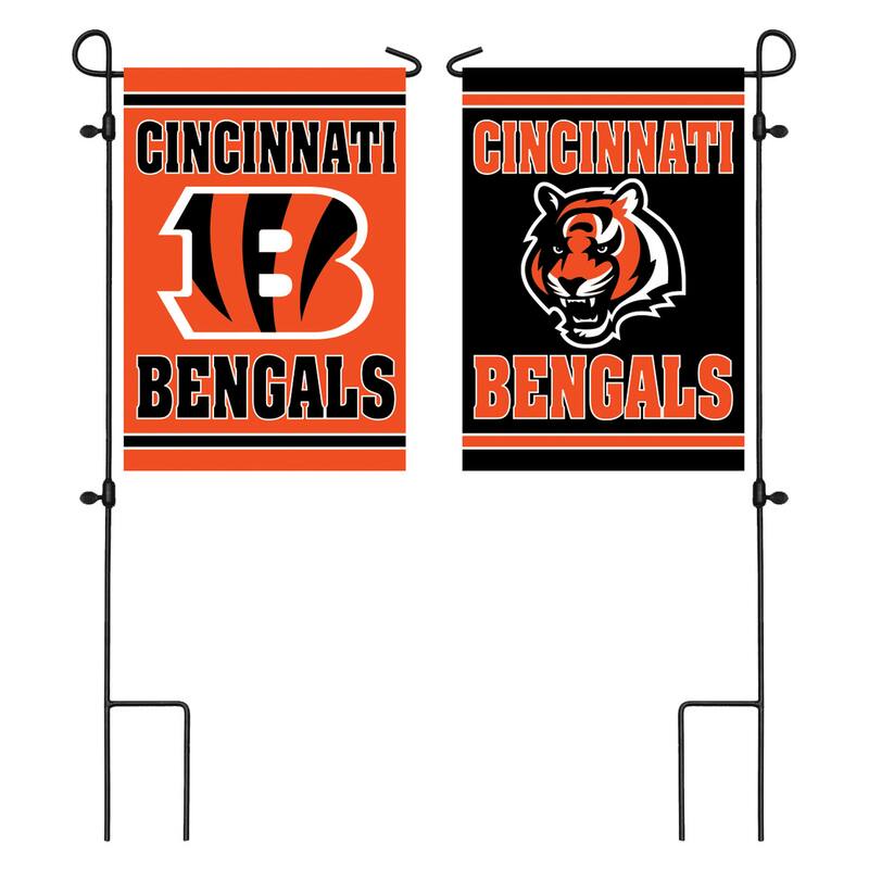 Embossed Suede Flag, Garden Size, Cincinnati Bengals