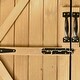 preview thumbnail 19 of 18, Outdoor Wood Lean-to Storage Shed Tool Organizer 3-tier Shelves - 5.8ft x 3ft
