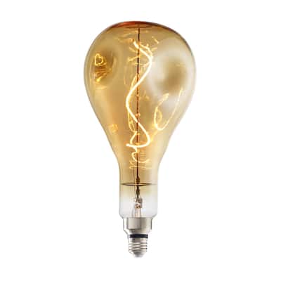 Bulbrite Single 4 Watt Dimmable Antique Grand Nostalgic Droplet Medium (E26) LED Bulb - Amber Light