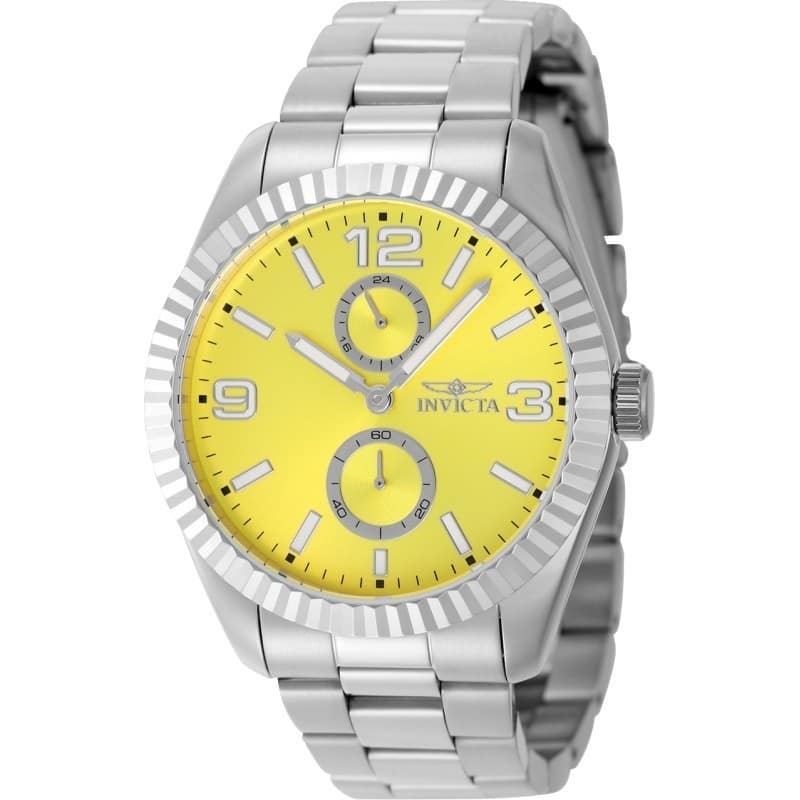 Invicta Men's 49528 Specialty Quartz VD77 Yellow Dial Watch