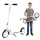 preview thumbnail 20 of 18, Gymax Folding Kick Scooter w/ 3 Adjustable Heights 8 Inches Big Wheels