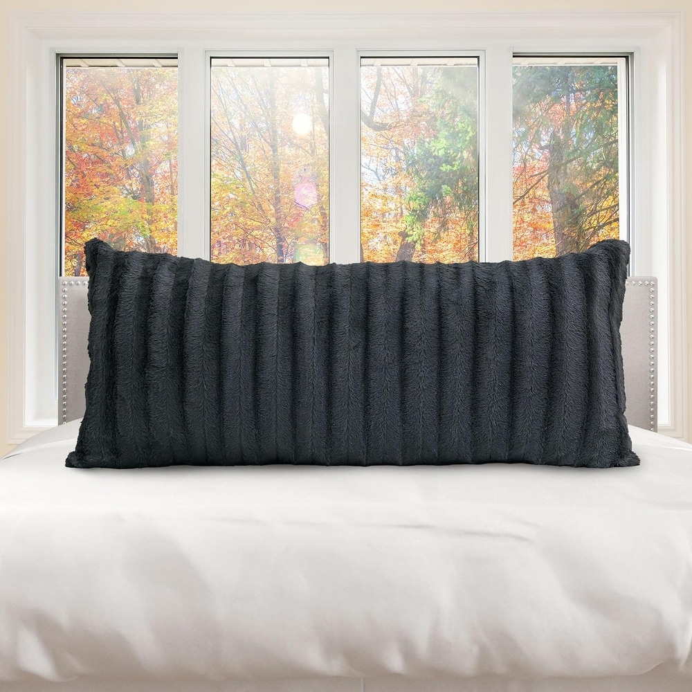 Grey rectangle throw pillow outlet