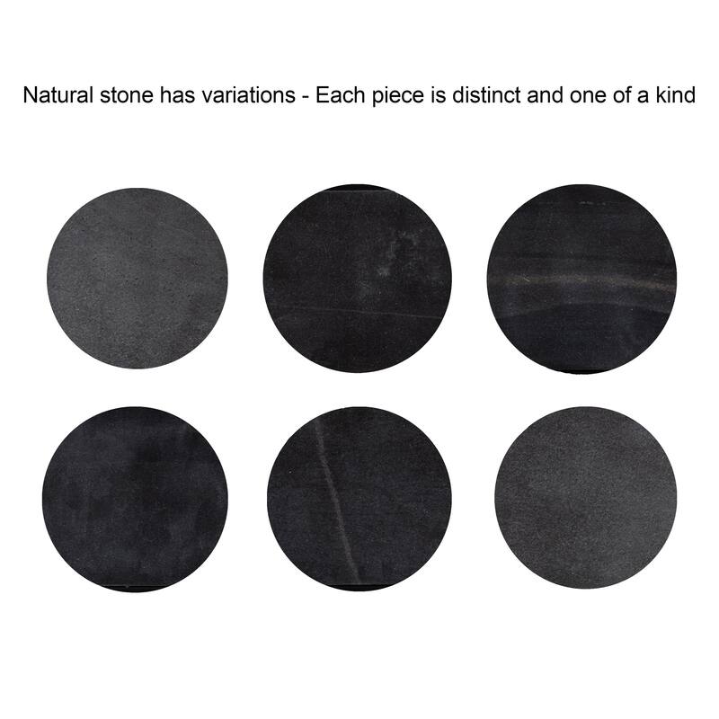 Kate and Laurel Cerullo Glass Metal and Marble Side Table