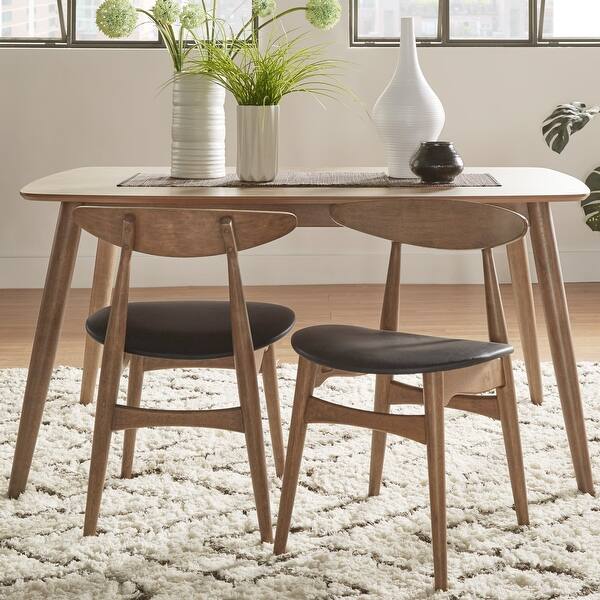 Shop Norwegian Danish Tapered Dining Chairs Set Of 2 By Inspire