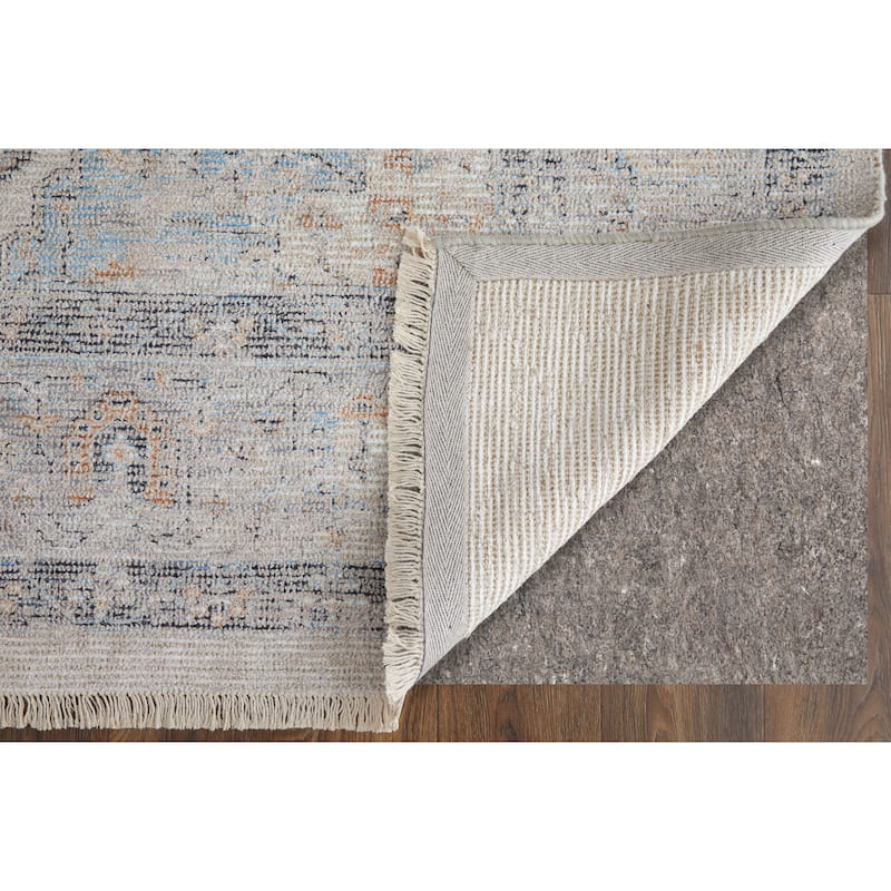 Grand Bazaar Ramey Hand Woven Medallion Transitional Area Rug