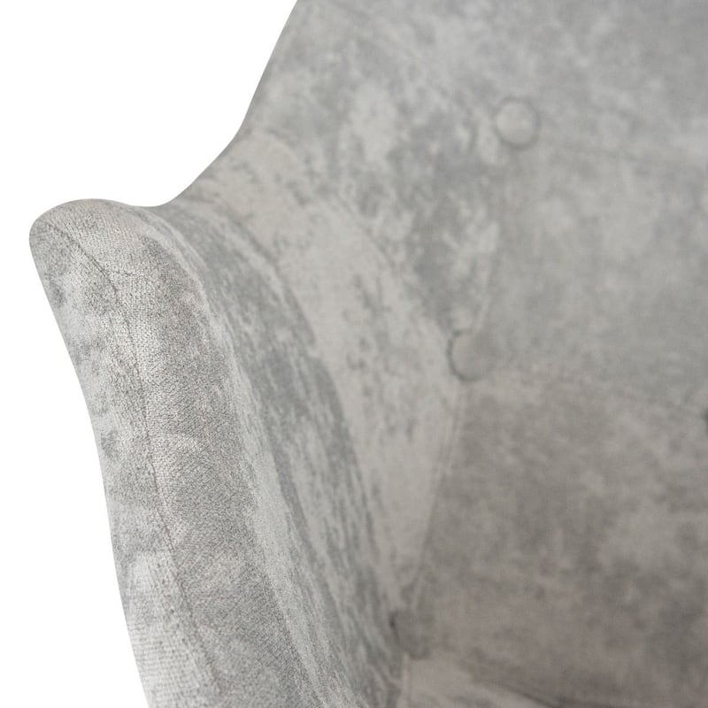 Willow Modern Velvet Upholstered Rocking Nursery Chair - Mid Century Accent Armchair for Home Living Bedroom Indoor & Outdoor