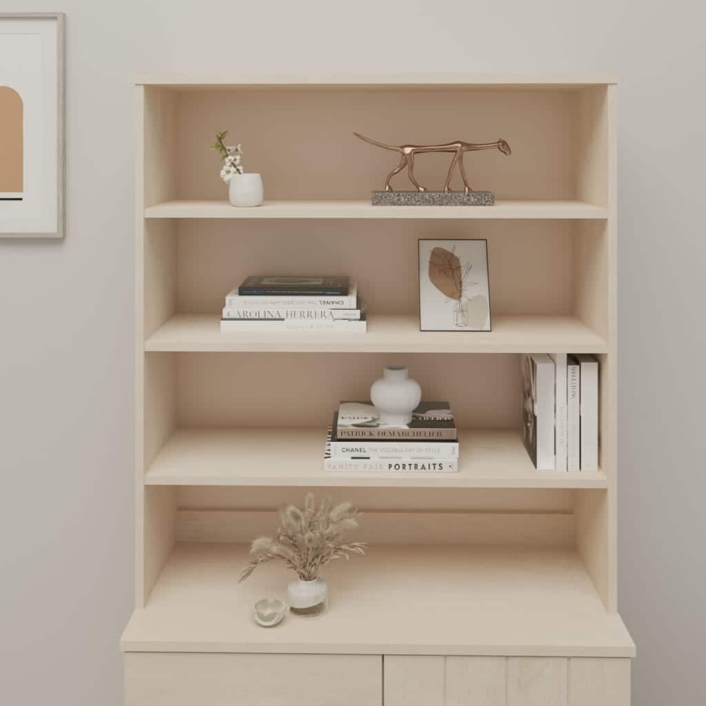 vidaXL Cabinet Top for Highboard Sideboard for Hallway HAMAR Solid Wood Pine - 35.4"x11.8"x39.4"