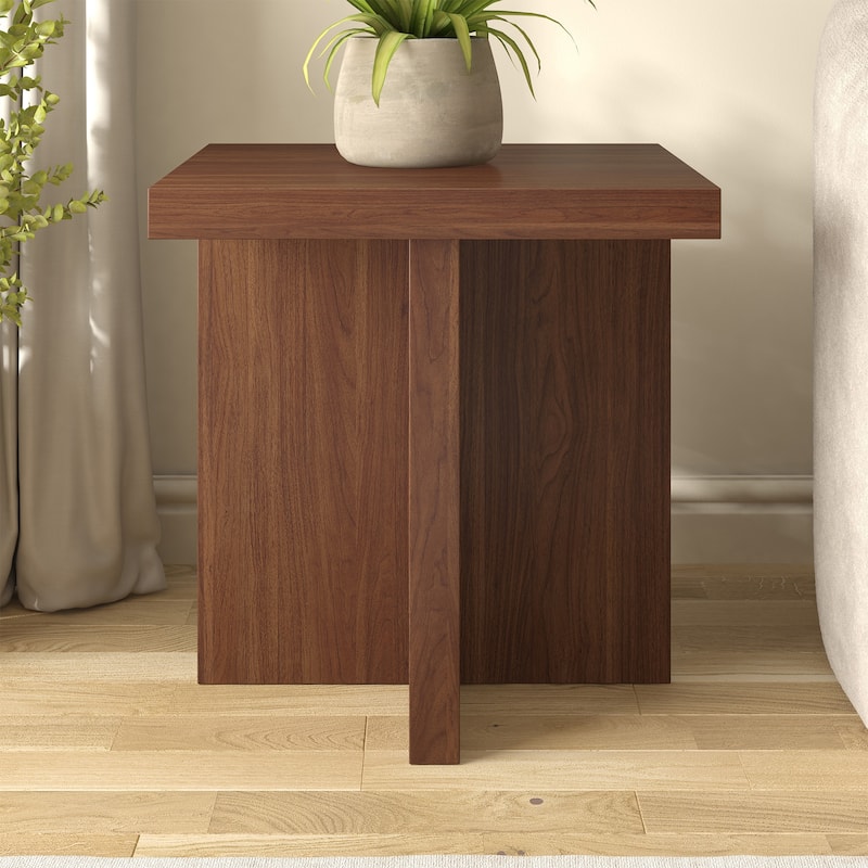 Elna 22" Wide Square Side Table - 22" Wide