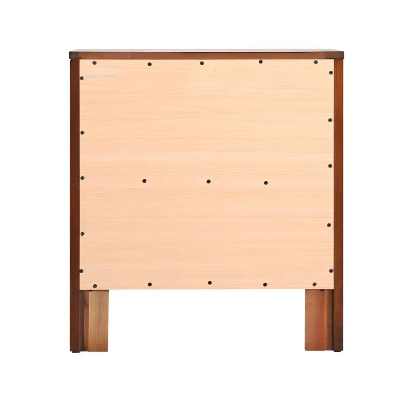 Elegant Cherry Nightstand with Two Drawers