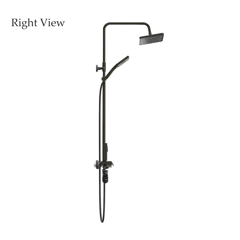 Shower System Shower Faucets Set Complete Digital Temperature Display