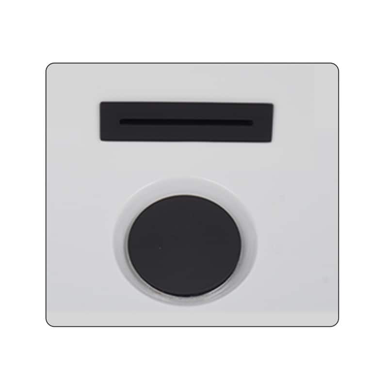 Vanity Art 58.5" X 32.3" White Acrylic Freestanding Bathtub