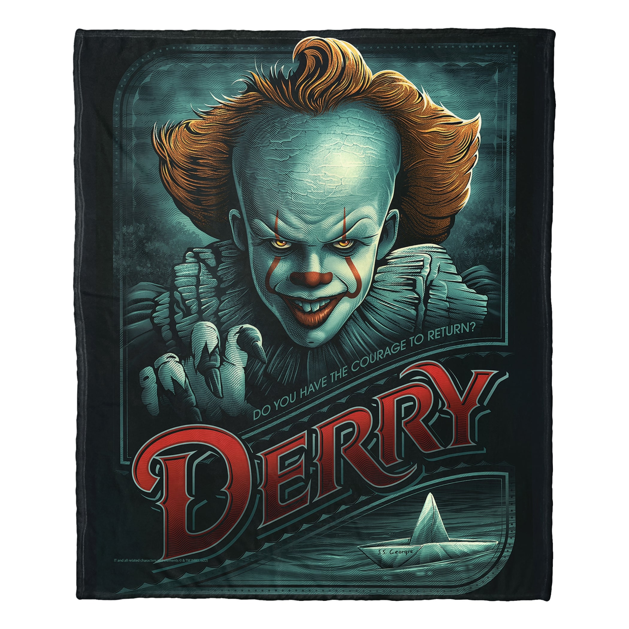 Warner Brothers It 2 Do You Have the Courage Silk Touch Throw Blanket