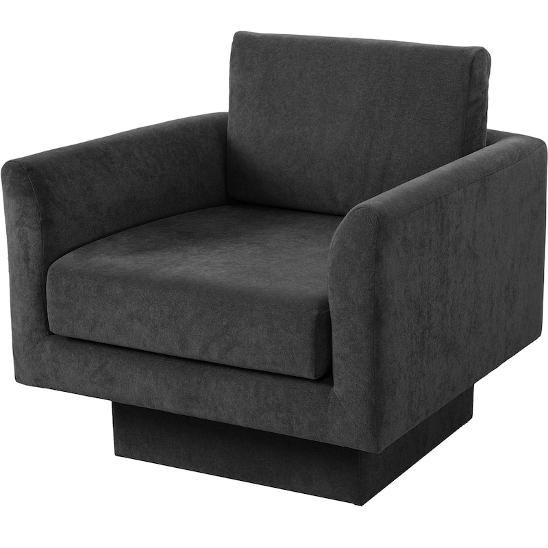 360° Swivel Accent Chair Modern Upholstered Living Room Chair Barrel Chairs