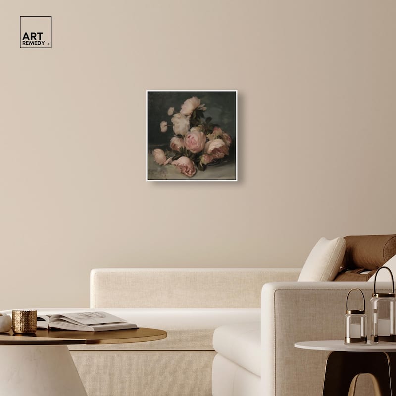 Roses in Shadow II Canvas by Art Remedy