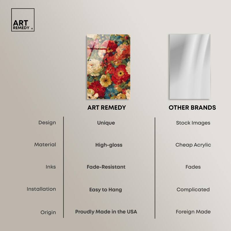 Garden Tapestries II Acrylic by Art Remedy, Ready to Hang