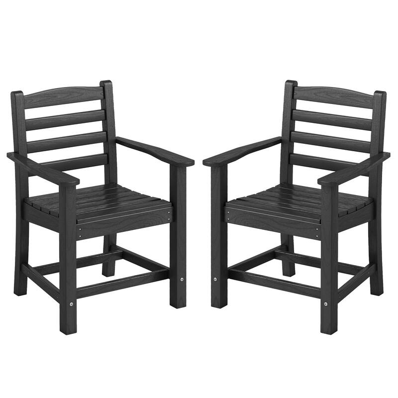 Gymax 7 PCS Outdoor Dining Table Set for 6 People Rectangle Table & 6