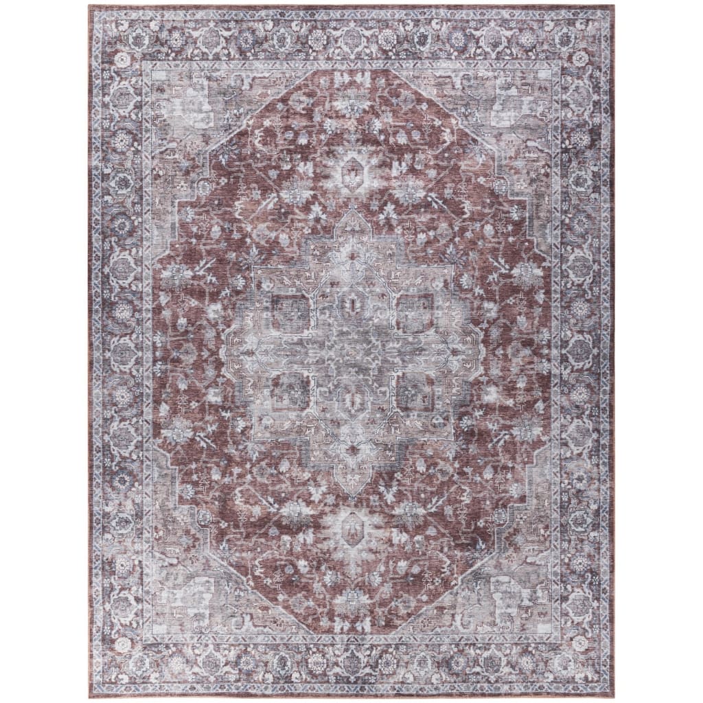 Paniw Power Loomed Distressed Floral Area Rug By HomeRoots - 9' x 12'