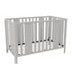 preview thumbnail 20 of 33, Little Seeds Crawford Curved Post 3-in-1 Crib Sharkey Grey