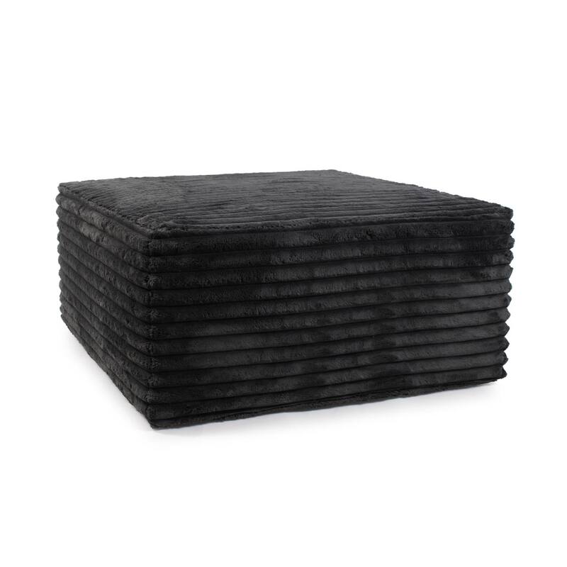 Universal Square Ottoman Shar Pei White