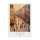 preview thumbnail 1 of 5, Stupell Vintage Orange Paris Streets Canvas Wall Art Design by Petal Prints Design 24 x 16