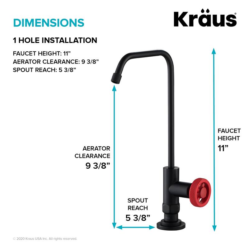 Kraus Urbix Drinking Water Dispenser Beverage Kitchen Faucet Bed Bath