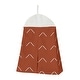 preview thumbnail 5 of 4, Boho Diamond Boy Girl 4pc Nursery Crib Bedding Set - Ivory Burnt Orange Tufted Modern Bohemian Farmhouse Southwest Shabby Chic