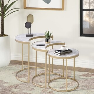 White marble nest of tables online