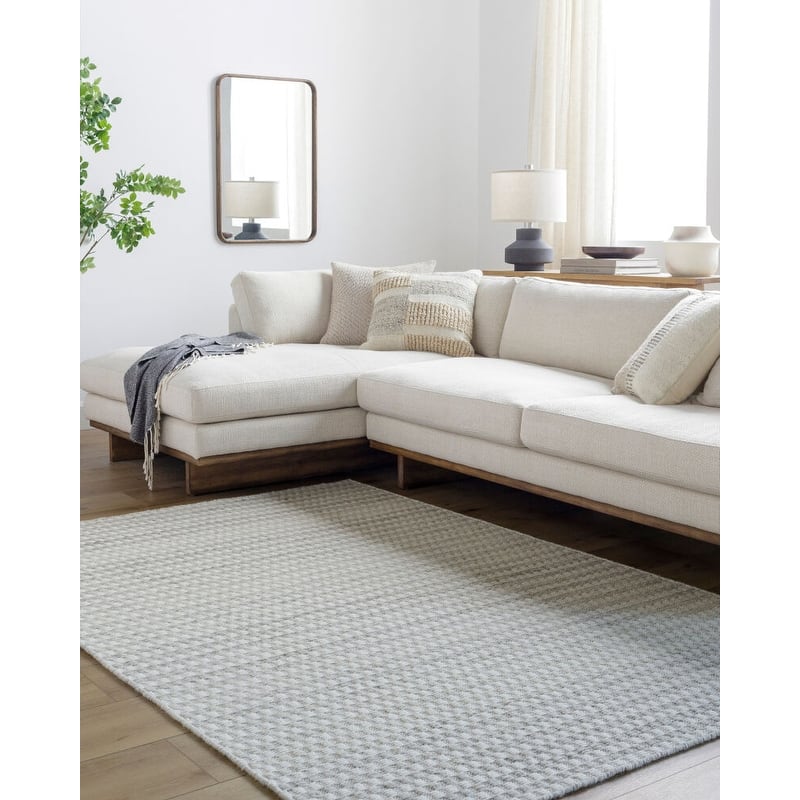 Livabliss Mardin Cottage Area Rug - 2'6" x 8' - Cream/Light Sage
